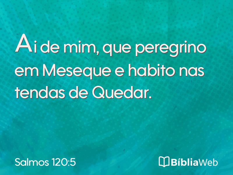 Salmos 120:5 em imagem para compartilhar