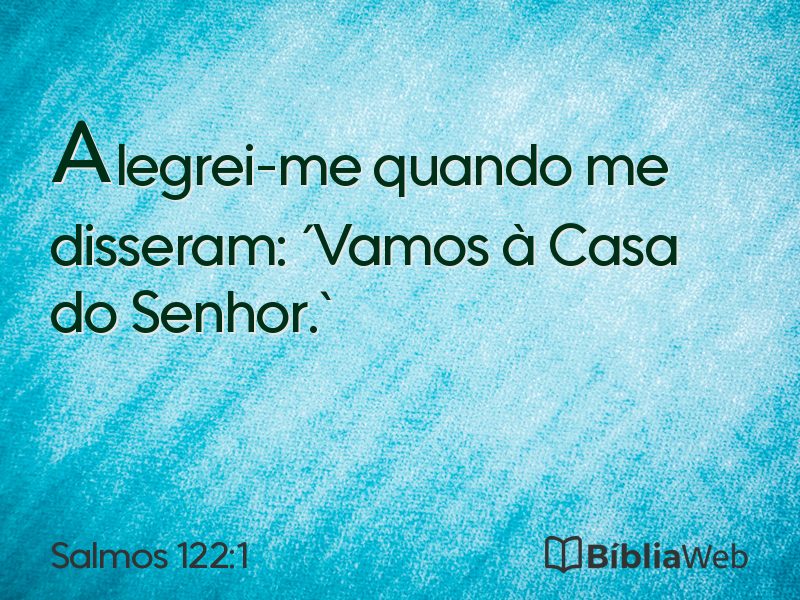 Salmos 122:1 em imagem para compartilhar