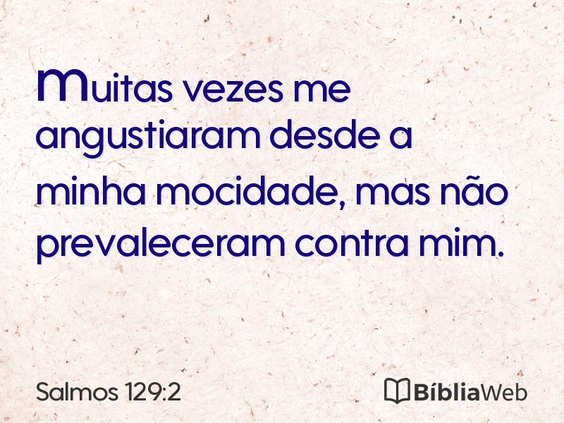 Salmos 129:2 em imagem para compartilhar