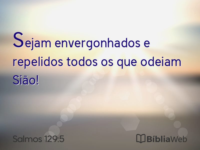 Salmos 129:5 em imagem para compartilhar