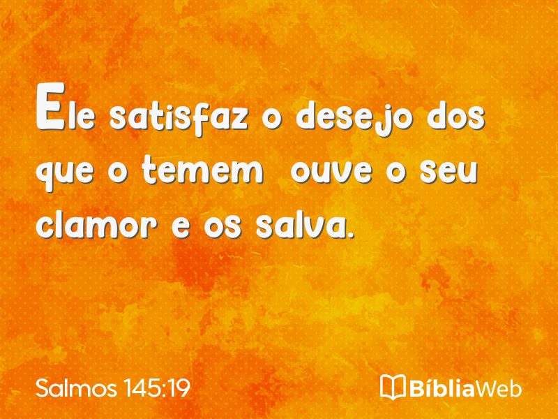 Salmos 145:19 em imagem para compartilhar