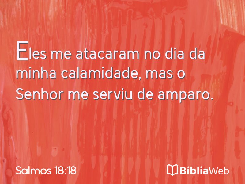 Salmos 18:18 em imagem para compartilhar