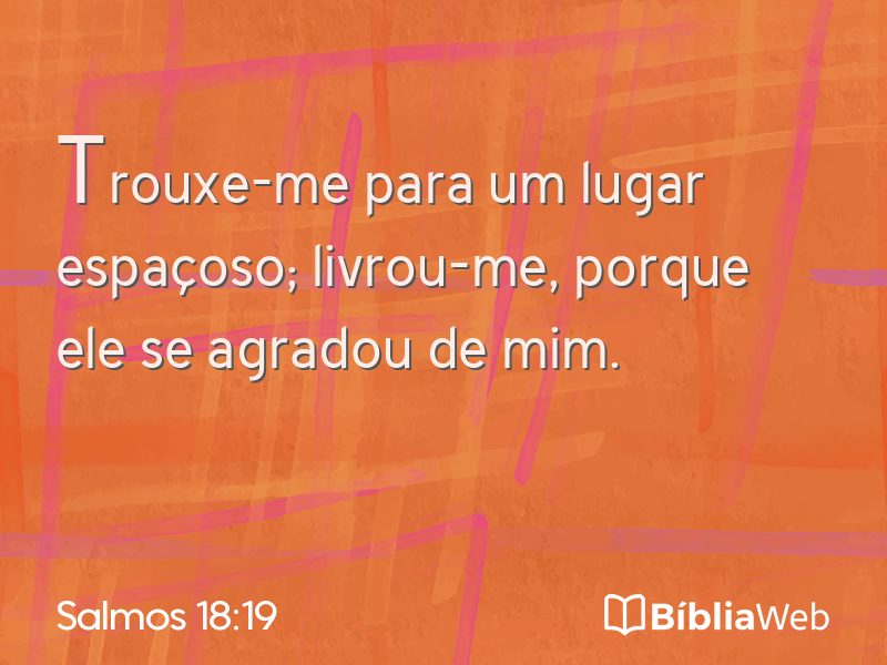 Salmos 18:19 em imagem para compartilhar