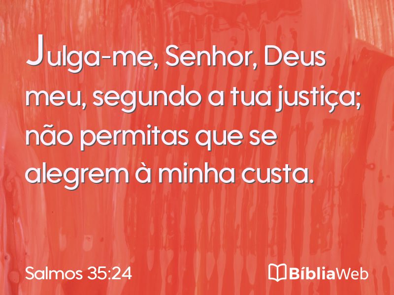 Salmos 35:24 em imagem para compartilhar