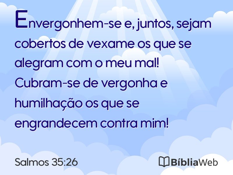 Salmos 35:26 em imagem para compartilhar
