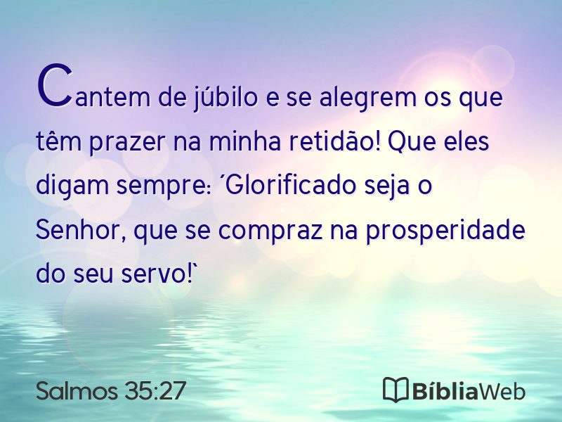 Salmos 35:27 em imagem para compartilhar