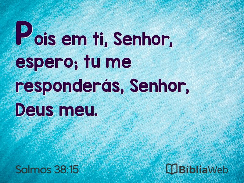 Salmos 38:15 em imagem para compartilhar