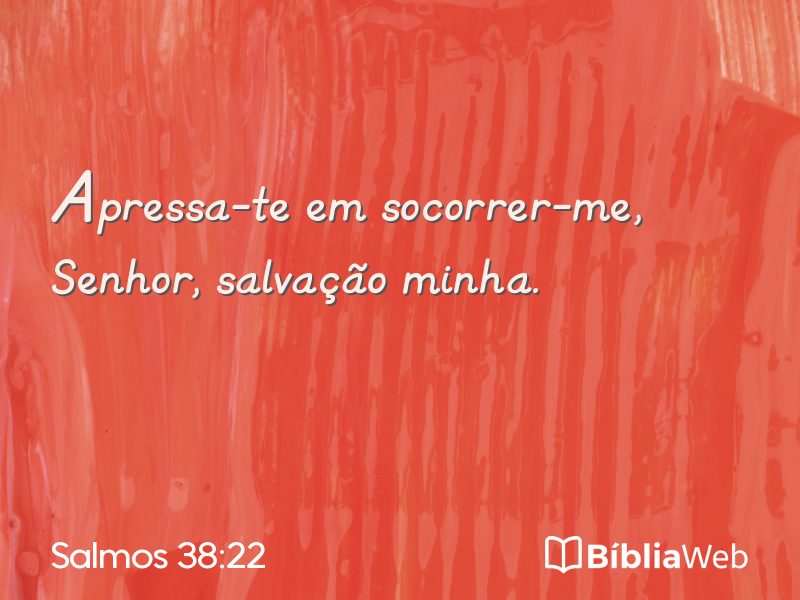 Salmos 38:22 em imagem para compartilhar