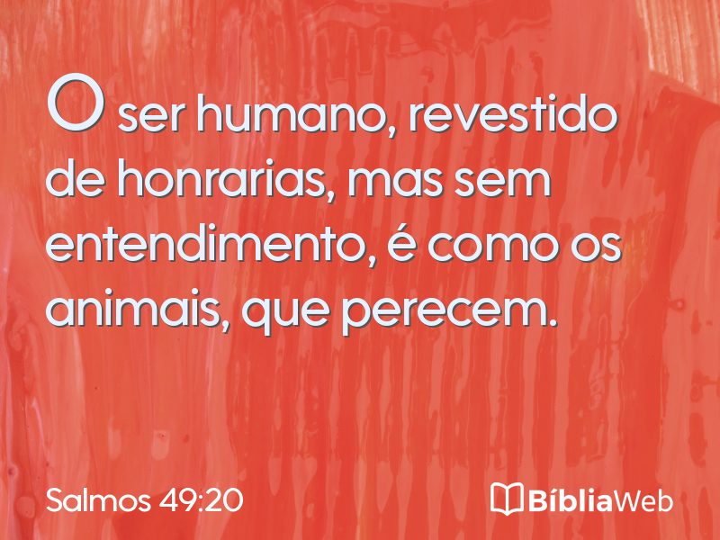 Salmos 49:20 em imagem para compartilhar