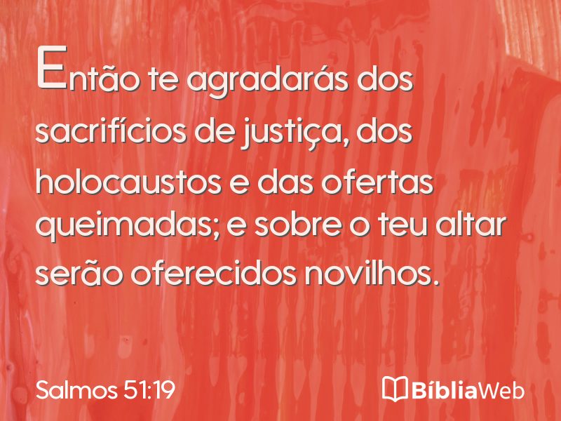 Salmos 51:19 em imagem para compartilhar