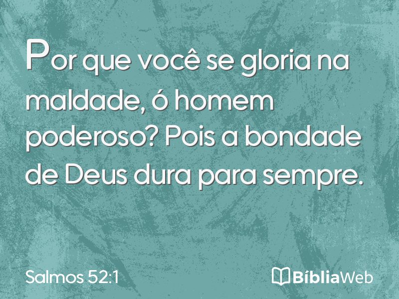 Salmos 52:1 em imagem para compartilhar