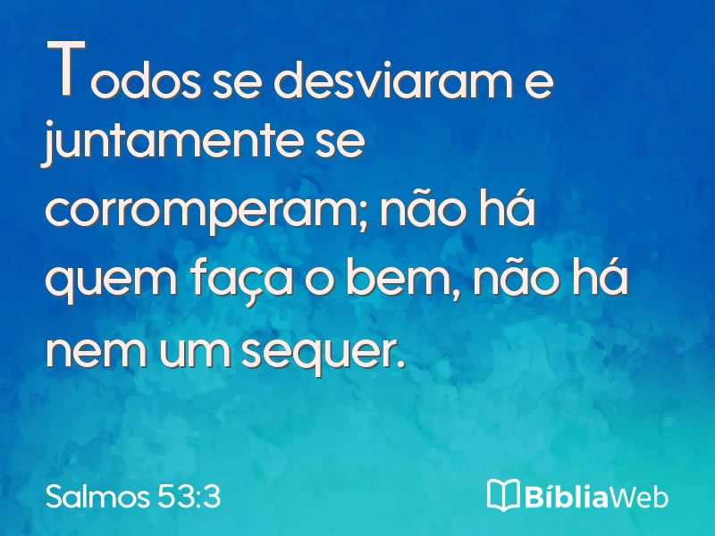 Salmos 53:3 em imagem para compartilhar