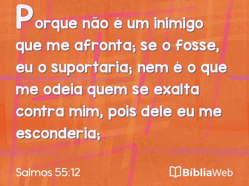 Salmos 55:12 em imagem para compartilhar