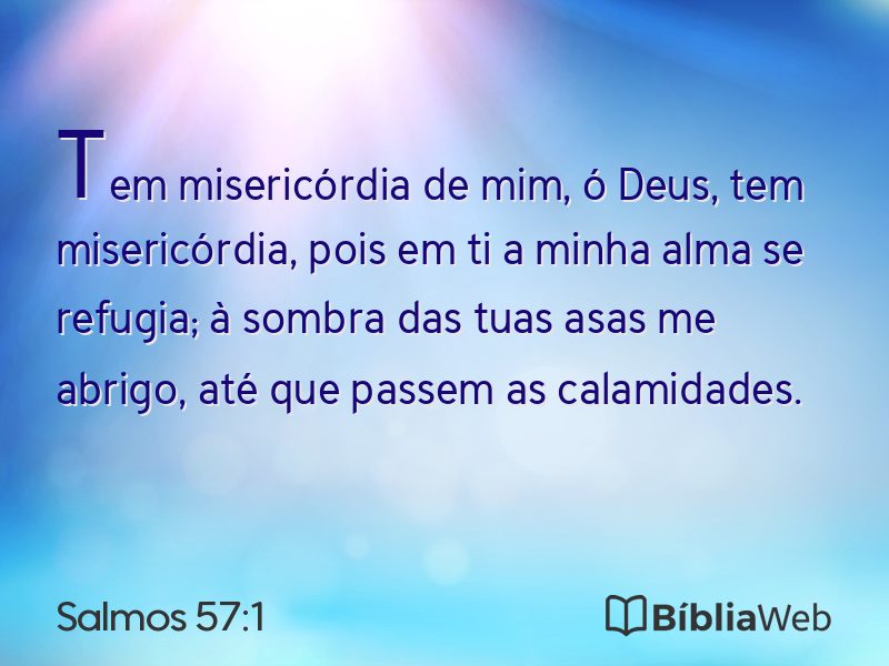 Salmos 57:1 em imagem para compartilhar