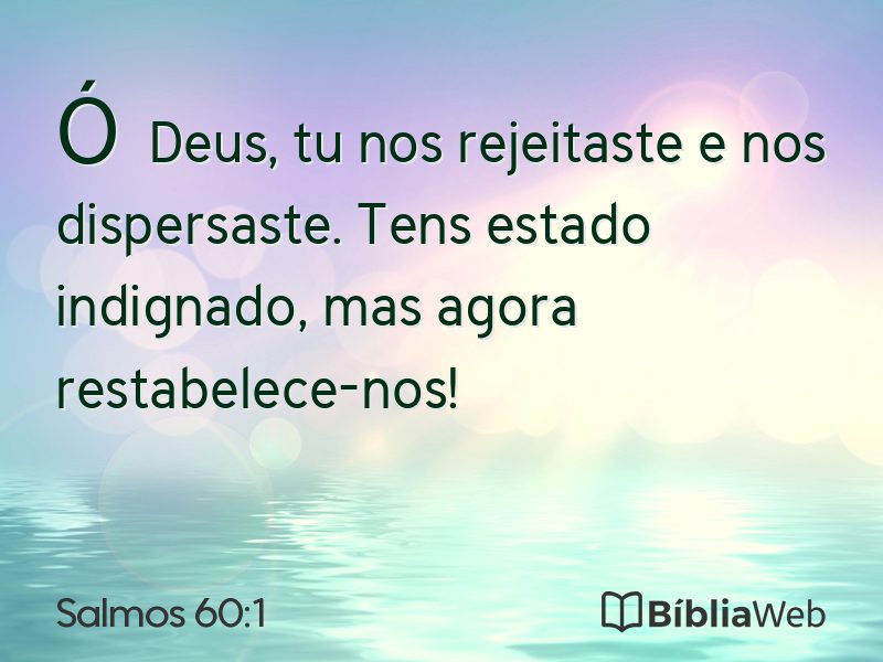 Salmos 60:1 em imagem para compartilhar