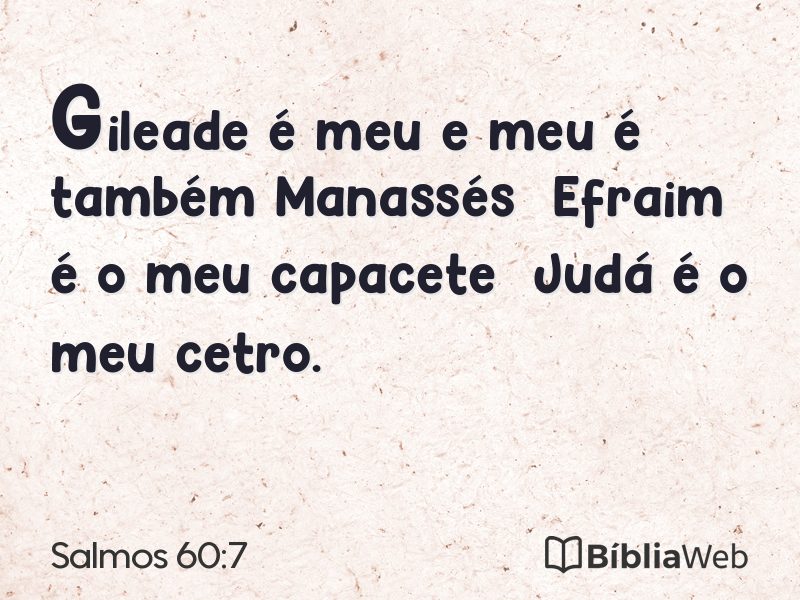 Salmos 60:7 em imagem para compartilhar