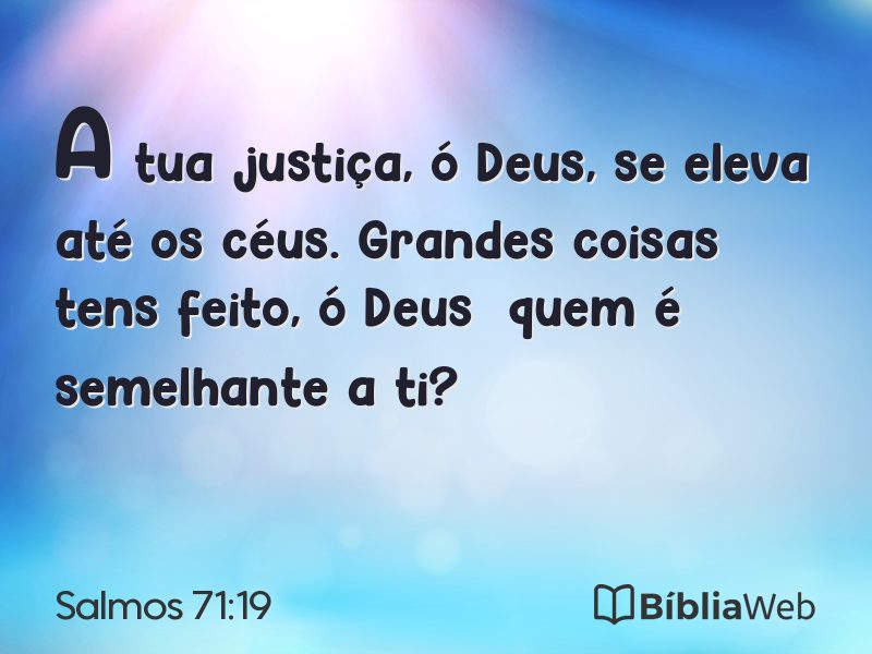Salmos 71:19 em imagem para compartilhar