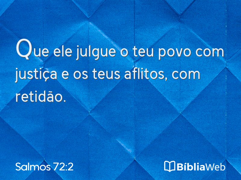 Salmos 72:2 em imagem para compartilhar