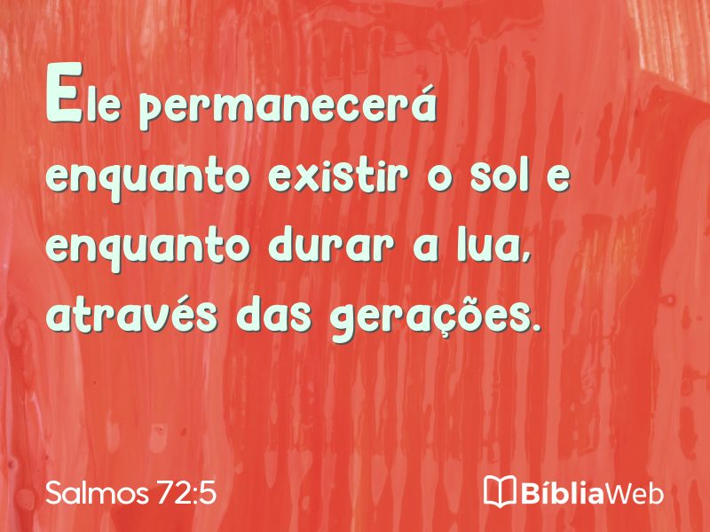 Salmos 72:5 em imagem para compartilhar