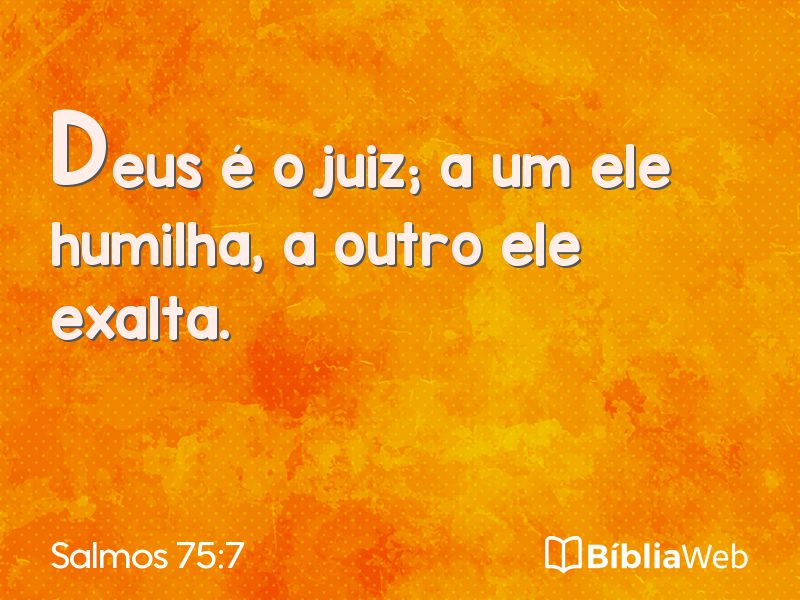Salmos 75:7 em imagem para compartilhar