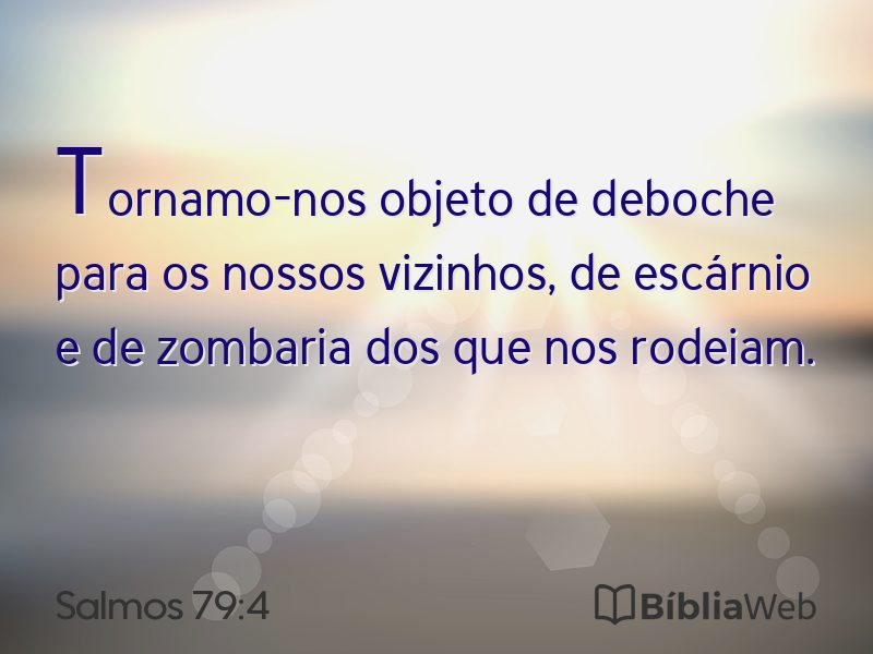Salmos 79:4 em imagem para compartilhar