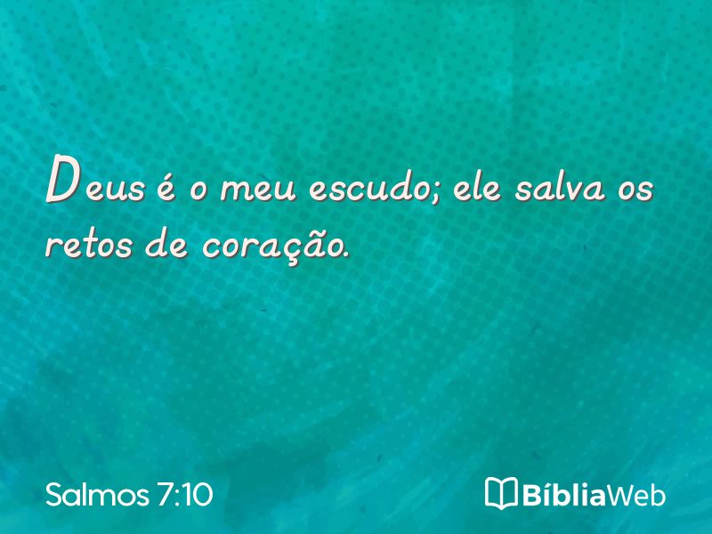 Salmos 7:10 em imagem para compartilhar