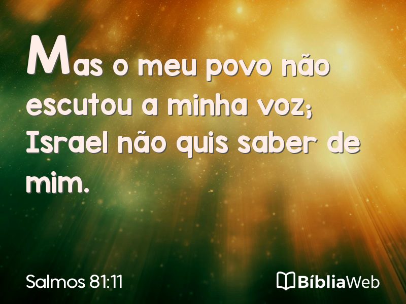 Salmos 81:11 em imagem para compartilhar