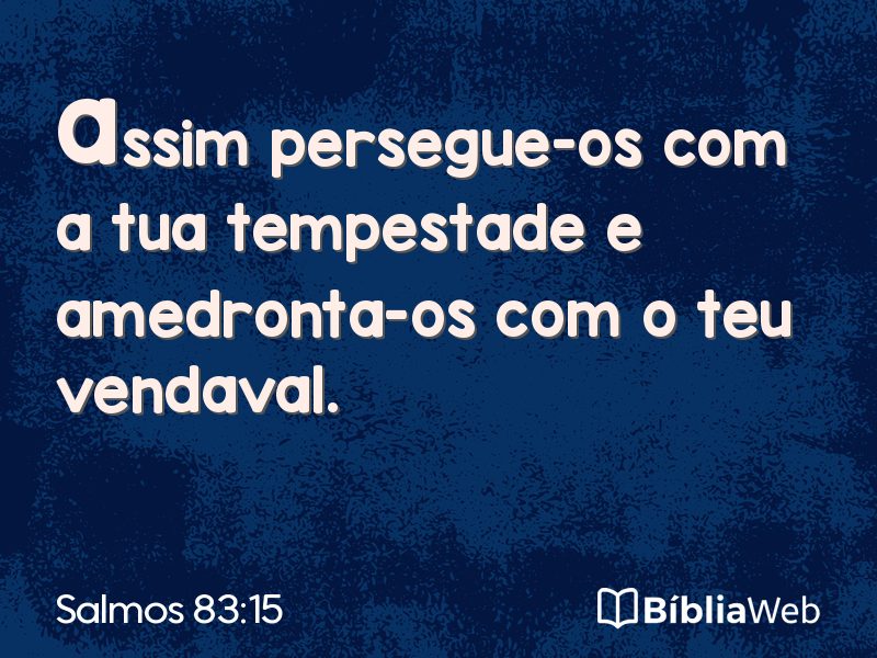 Salmos 83:15 em imagem para compartilhar