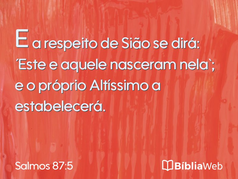Salmos 87:5 em imagem para compartilhar