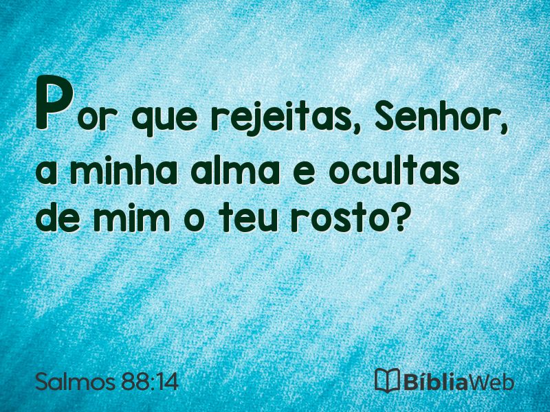 Salmos 88:14 em imagem para compartilhar