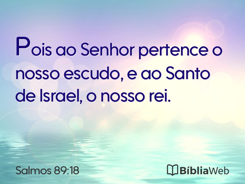 Salmos 89:18 em imagem para compartilhar