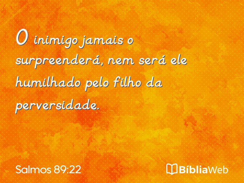 Salmos 89:22 em imagem para compartilhar