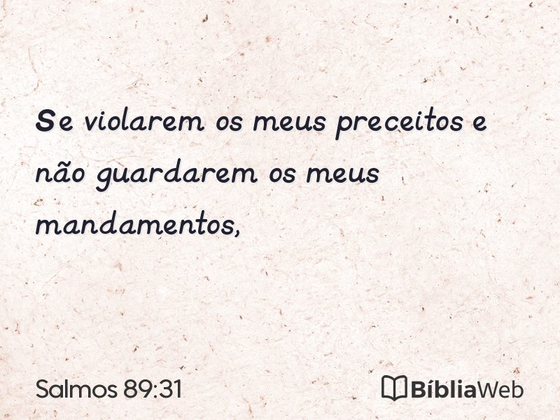 Salmos 89:31 em imagem para compartilhar