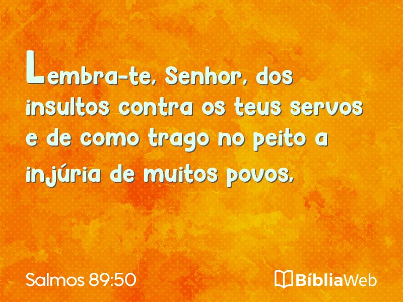 Salmos 89:50 em imagem para compartilhar