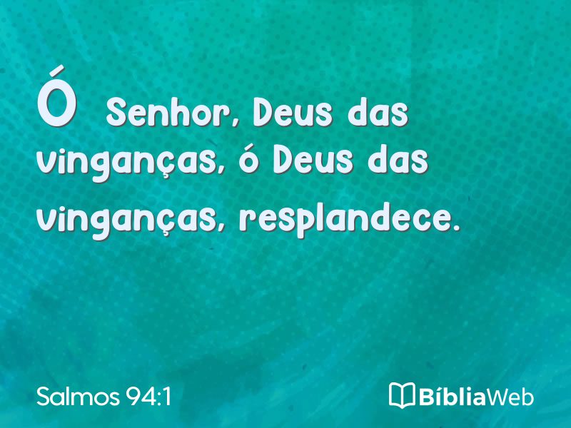 Salmos 94:1 em imagem para compartilhar