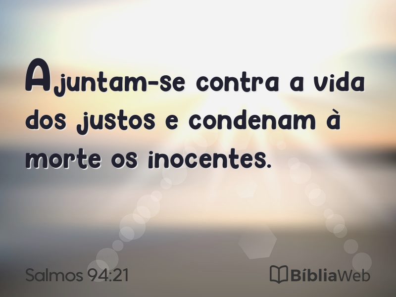 Salmos 94:21 em imagem para compartilhar