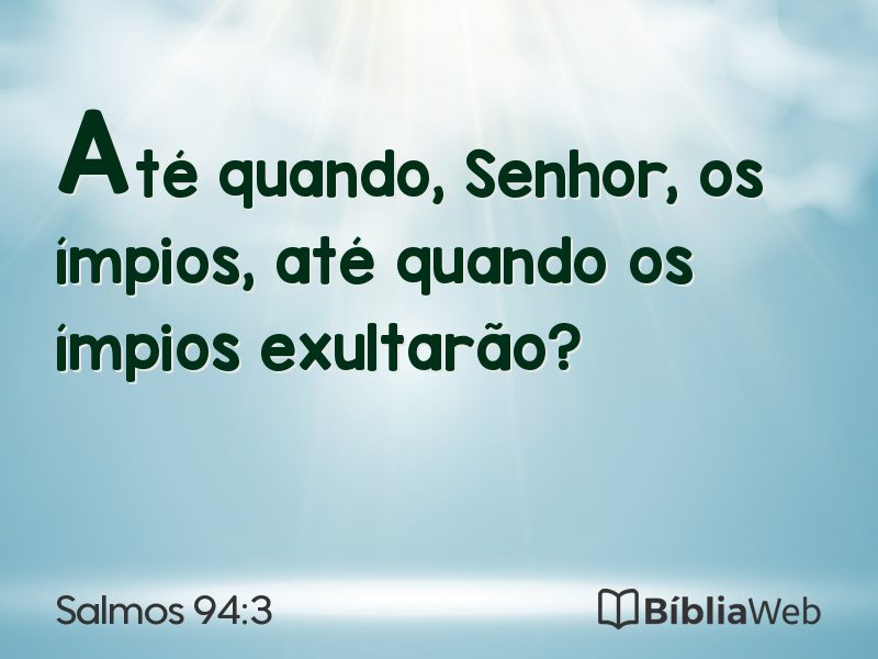 Salmos 94:3 em imagem para compartilhar