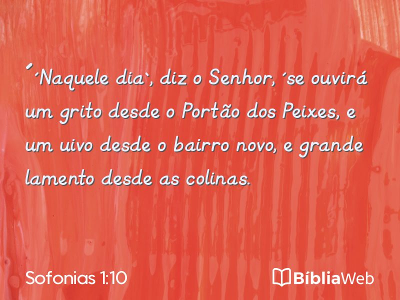 Sofonias 1:10 em imagem para compartilhar