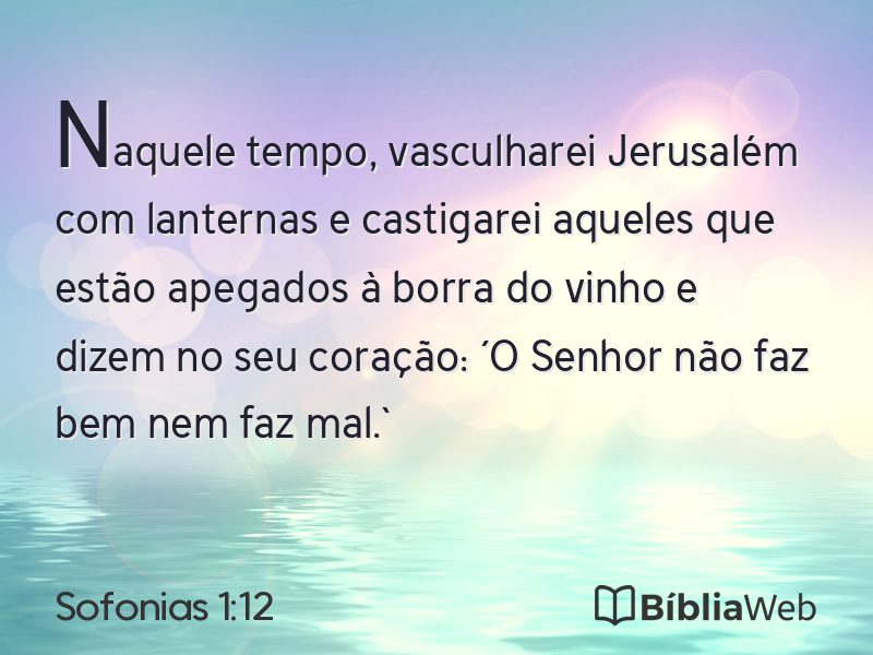 Sofonias 1:12 em imagem para compartilhar