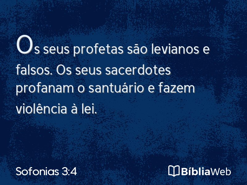 Sofonias 3:4 em imagem para compartilhar