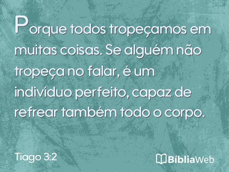 Tiago 3:2 em imagem para compartilhar
