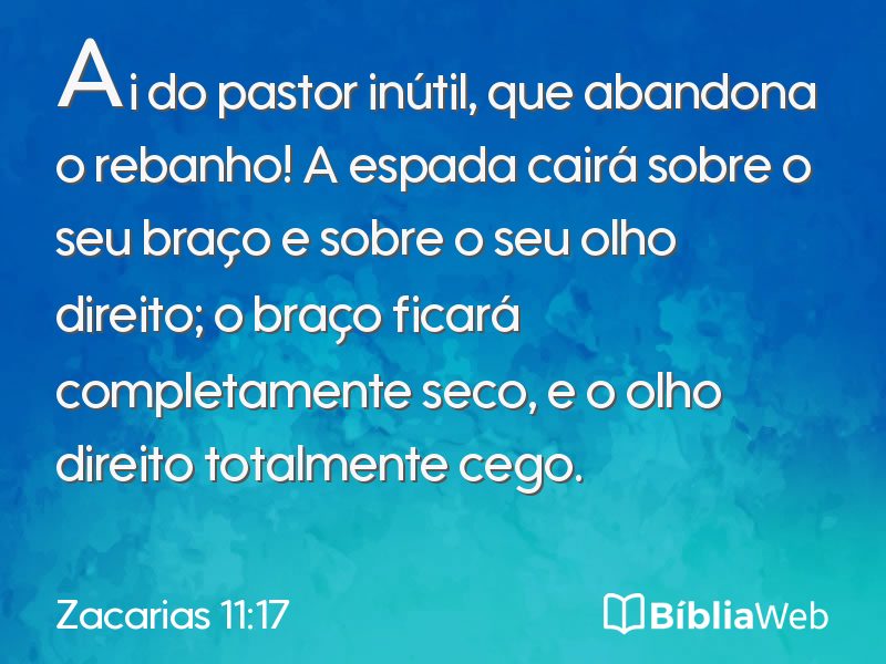 Zacarias 11:17 em imagem para compartilhar