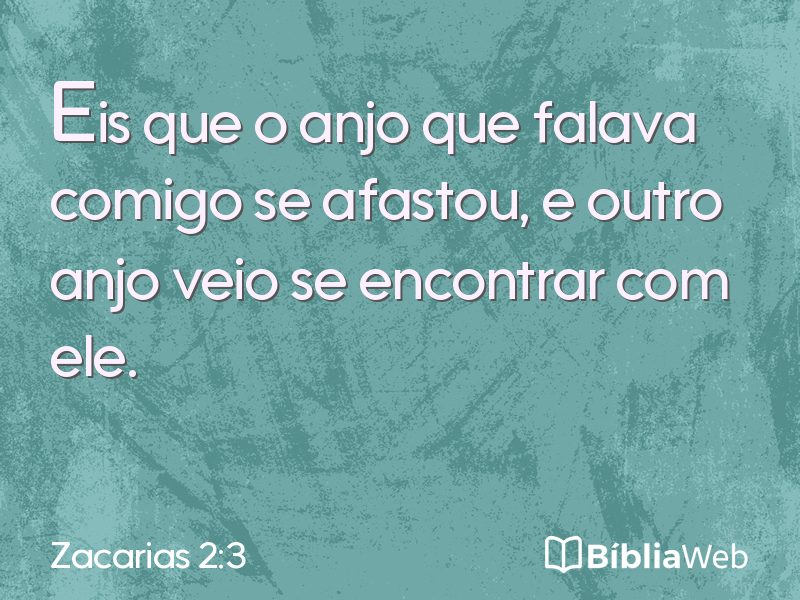 Zacarias 2:3 em imagem para compartilhar