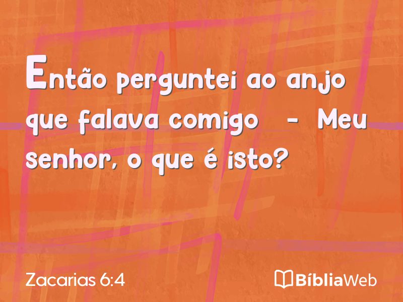 Zacarias 6:4 em imagem para compartilhar