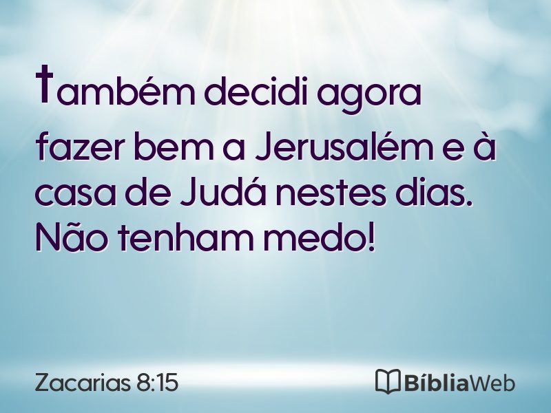 Zacarias 8:15 em imagem para compartilhar
