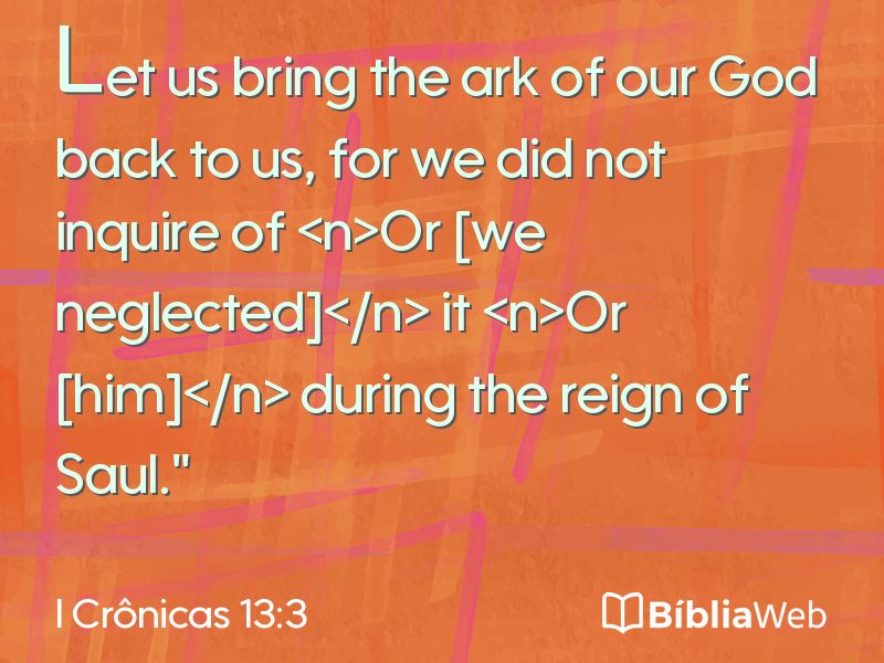 I Crônicas 13:3 em imagem para compartilhar