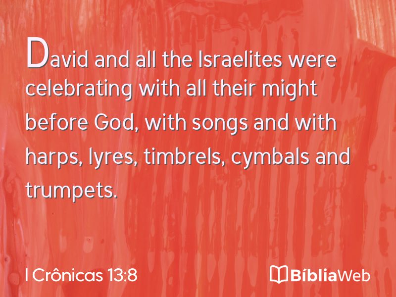 I Crônicas 13:8 em imagem para compartilhar