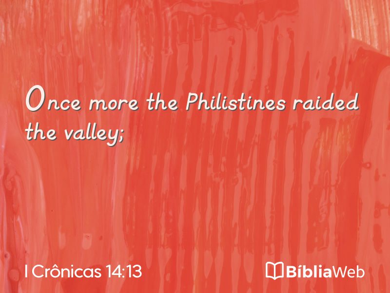 I Crônicas 14:13 em imagem para compartilhar