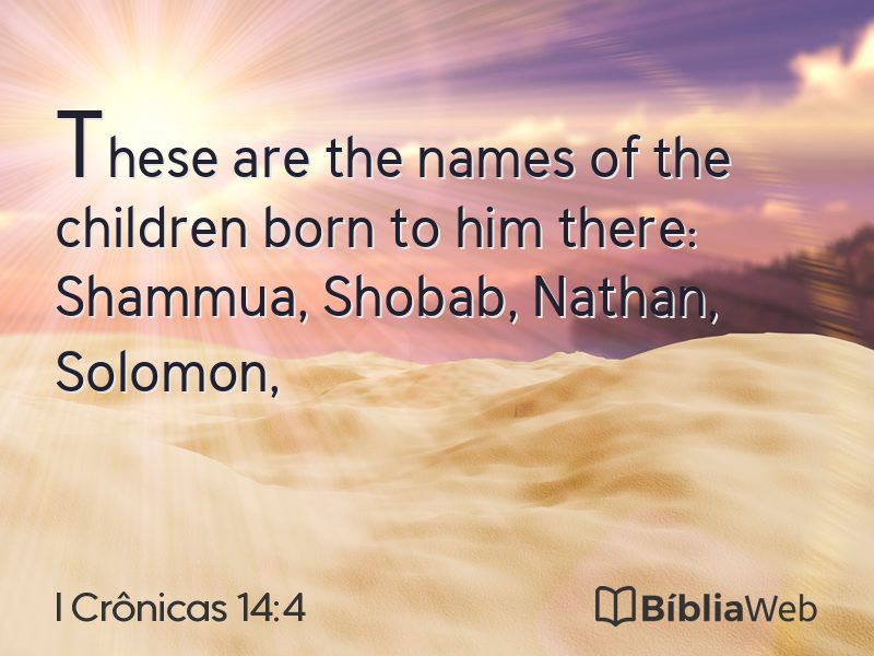 I Crônicas 14:4 em imagem para compartilhar