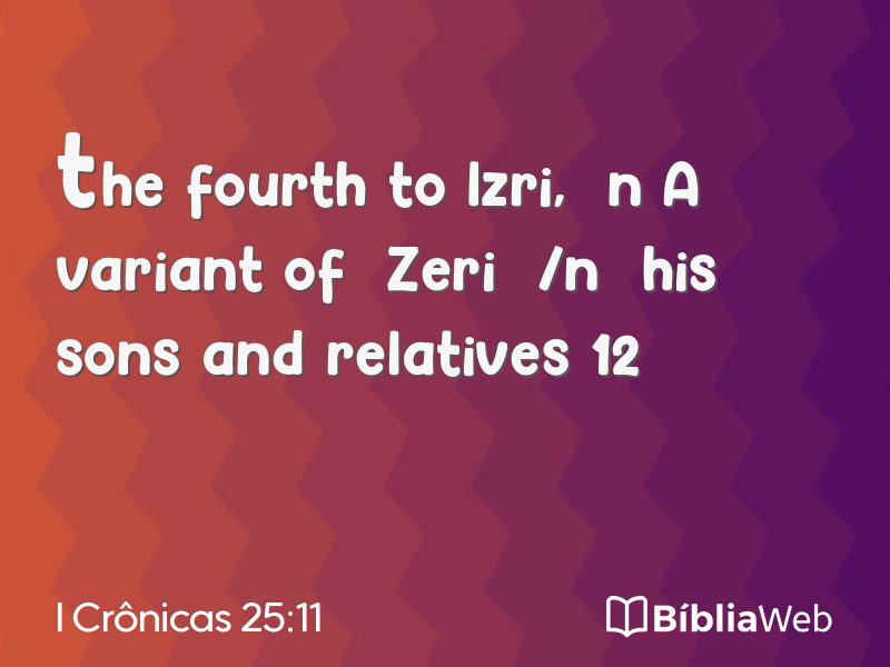 I Crônicas 25:11 em imagem para compartilhar